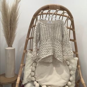 Knitted Cream Sweater